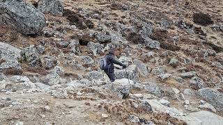 day 12, Everest base camp trek,  below lobuche