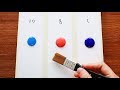 3 Type Of Painting "A Day" 10am 8pm 1am｜Landscape Acrylic Painting on Canvas #252｜Satisfying