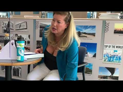 Tina Matthias from South Bay Sustainable Communities talks with Harry ...