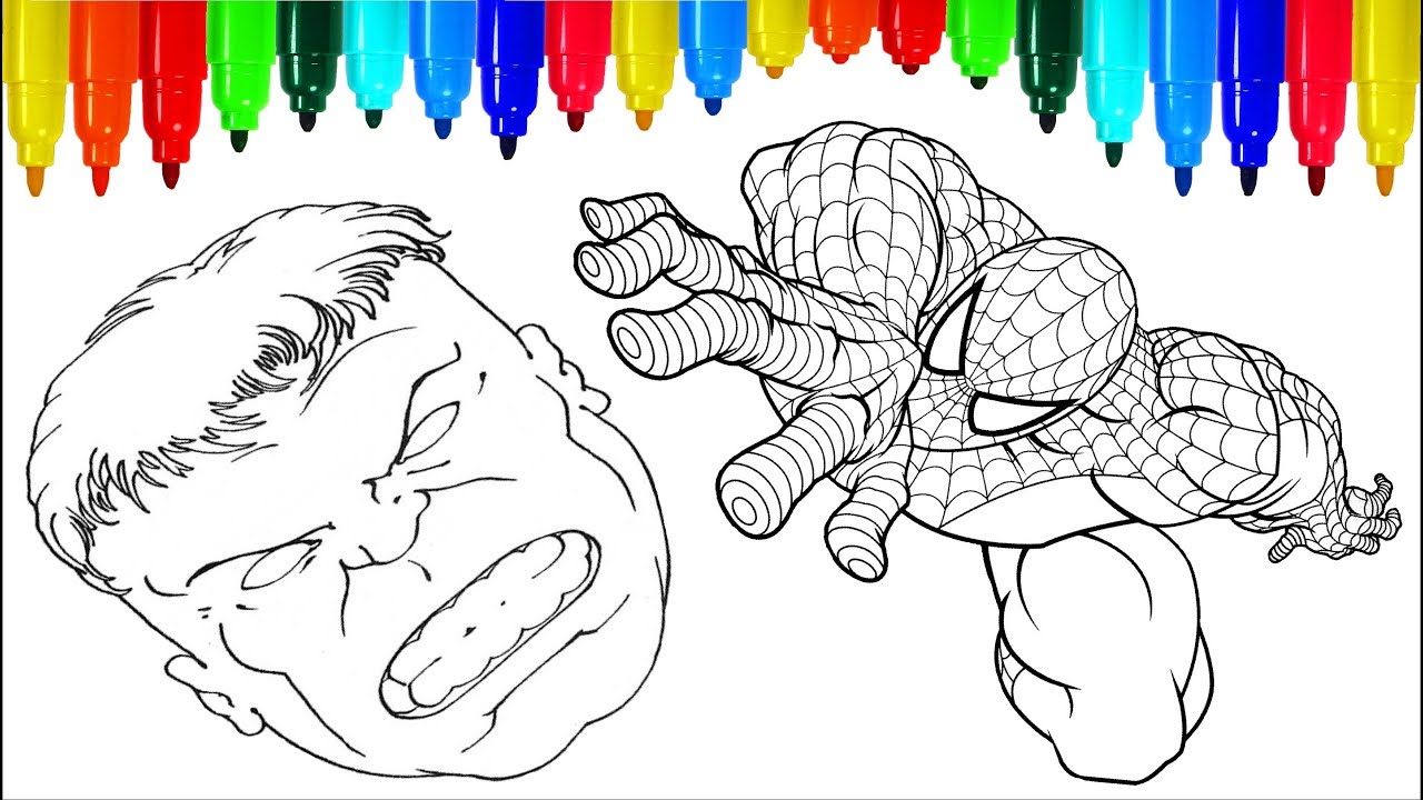 spiderman hulk wolverine coloring pages colouring pages