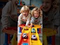 😂 Kids Funny Car Race Challenge 🚗💨 | Cute Kids Playing Shorts