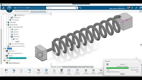 Tutorial 10 Mass Spring Damper Model Dynamic Scenario 3DEXPERIENCE R2025x