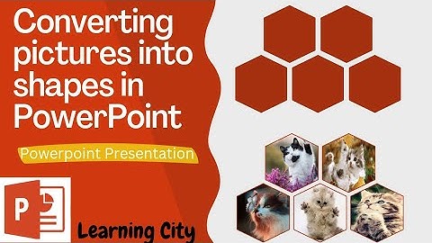 Converting pictures into shapes | Power Point Presentation