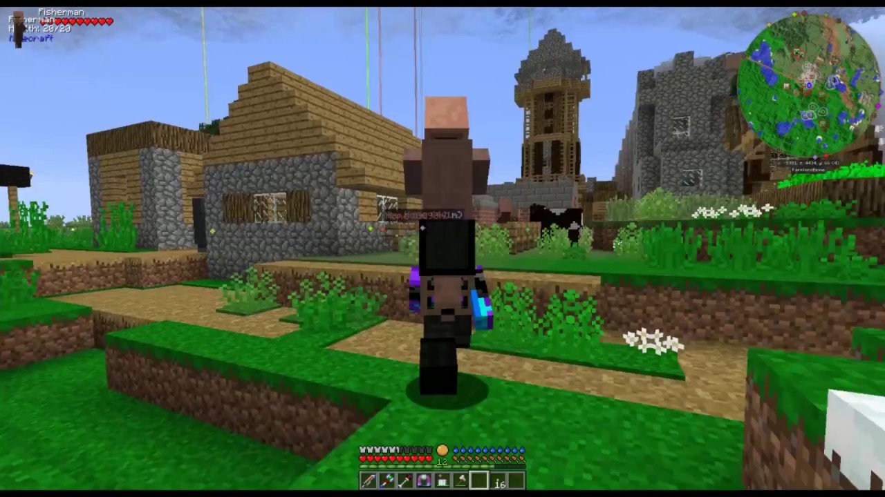Minecraft Modded Survival Piggy Back Rides - YouTube