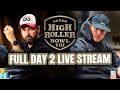 Super High Roller Bowl VIII | $300,000 Main Event | Day 2 with Daniel Negreanu &amp; Jason Koon