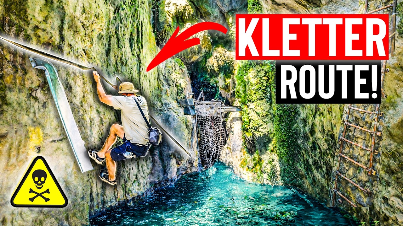 EXTREM-HIKE durch gesperrten KLETTERSTEIG!🪨| PARKOUR in verlassener TURNHALLE!