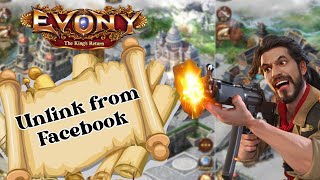How to Unlink Evony Game from Facebook Account 2023 | Evony