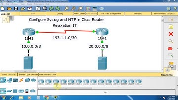 Configure Syslog and NTP in Cisco Router - Part 63 | CCNA 200-125 Routing & Switching