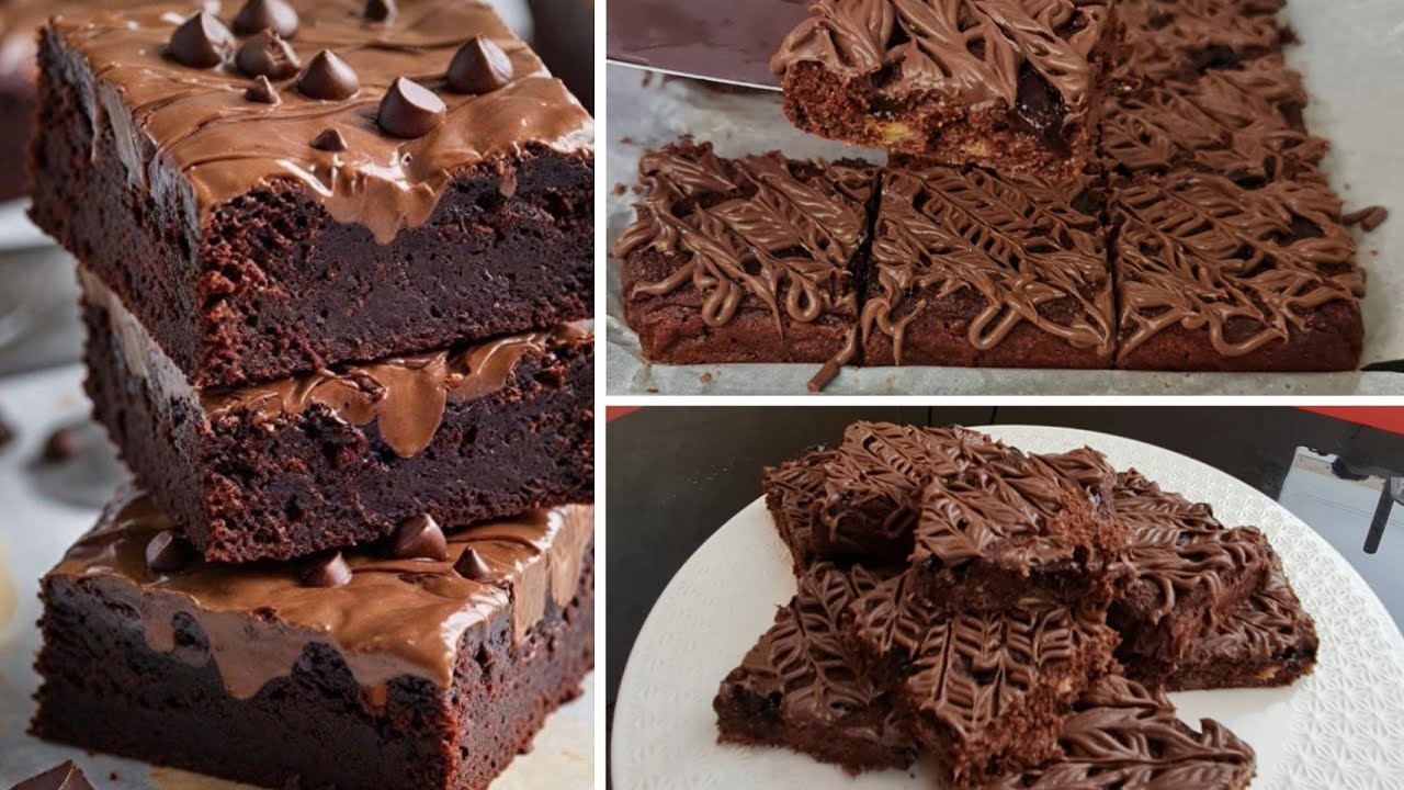 100%صحي ومغذي 💪براونيز صحي بدون دقيق ولا سكر ولابيض وصفة ناجحة  واقتصادية جدا , healthy brownies 