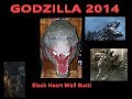 My Godzilla 2014 - Black Heart Godzilla 2014 Wall Bust