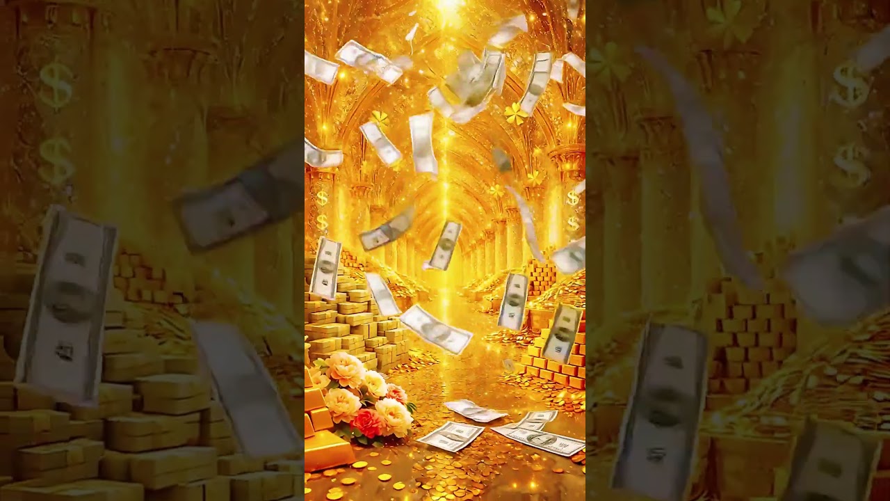 HEAVENLY WEALTH DESCENDS — INFINITE LIGHT PATHTHE GOLDEN TEMPLE OPENS — WEALTH RAIN FOR YOU