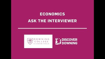 Economics Ask The Interviewer