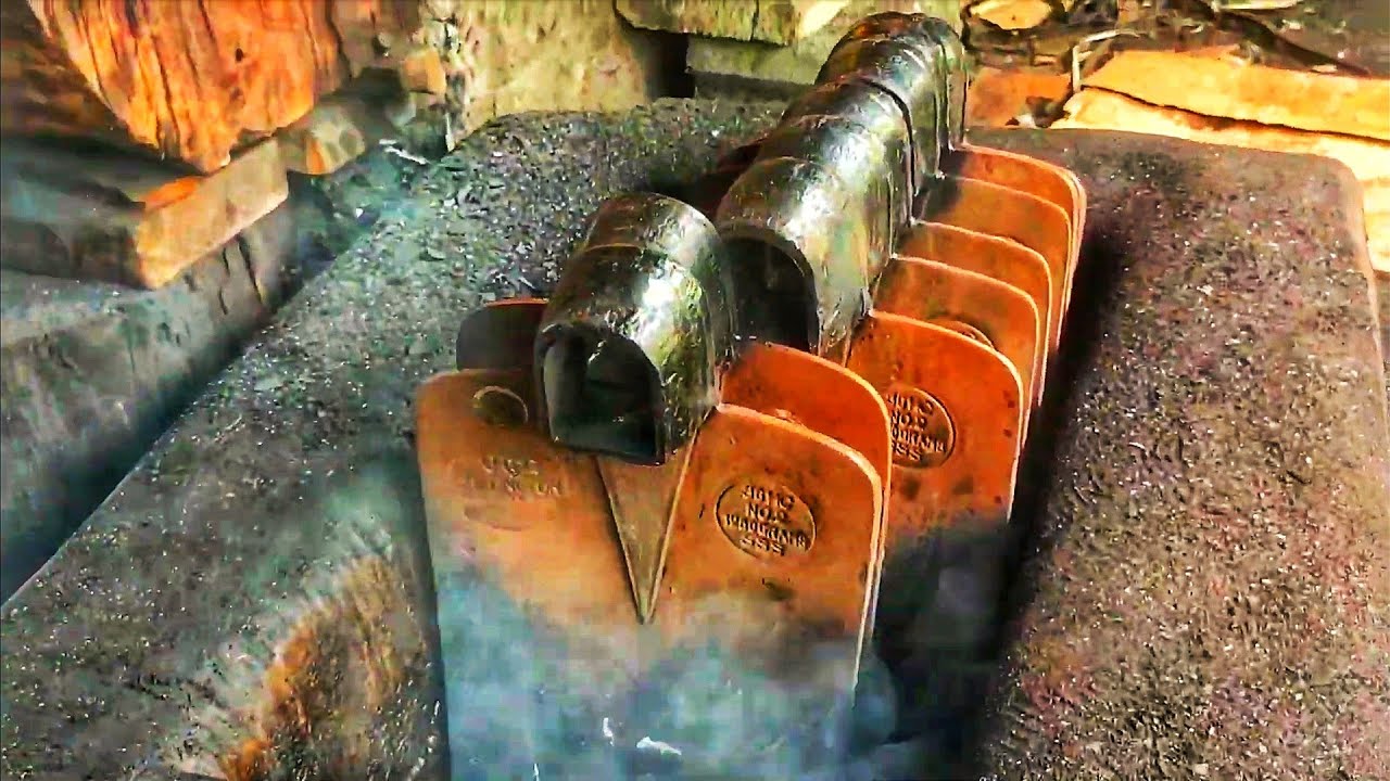 ASMR Traditional Blacksmith Forging High Quality Hoe | Indonesian Handcrafted Farming Tool Process