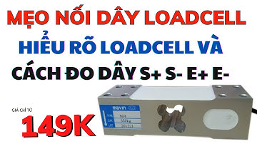 Loadcell là gì? Cách XÁC ĐỊNH được dây Loadcell, Loadcell 40kg, 100kg, 200kg, 300kg, 500kg, 800kg