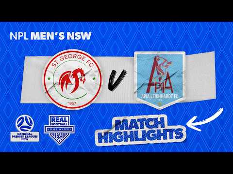 NPL Men's NSW Round 27 Highlights – St George FC v APIA — football highlights