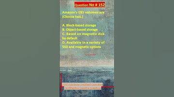 AWS Solutions Architect Associate Certification Practice Questions | Question No. 152 #aws #shorts