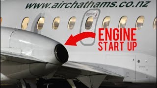 SAAB 340B - CT7-9B Engine START UP in POOR weather conditions