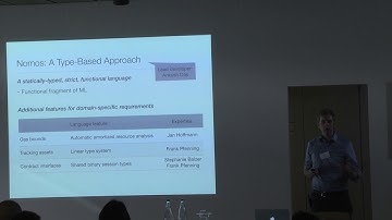 Resource-Aware Session Types for Programming Digital Contracts - Jan Hoffmann