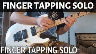 Heavy Metal Fretboard Finger Tapping Solo - Van Halen Style