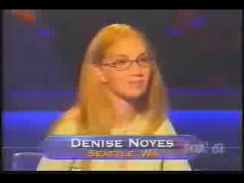 Denise Noyes on Who Wants To Be A Millionaire - Part 1