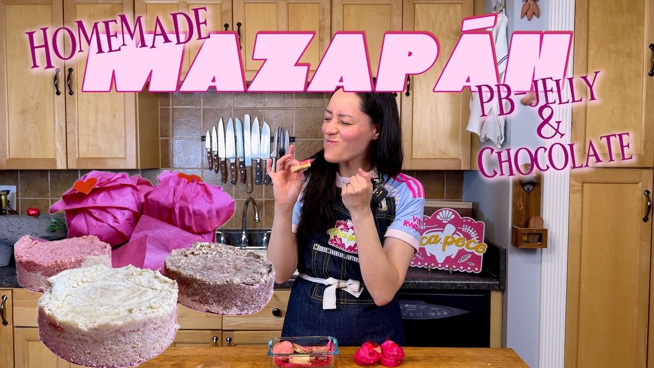 Homemade Mexican Mazapanes for Valentine's Day (Chocolate and PB&J)