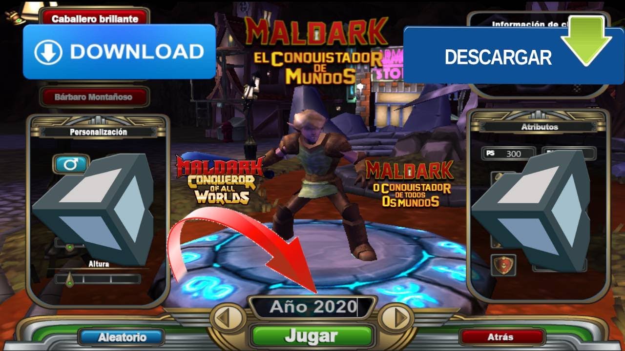 Maldark: Conqueror of All Worlds (Level Up/CN Online Game) - video
