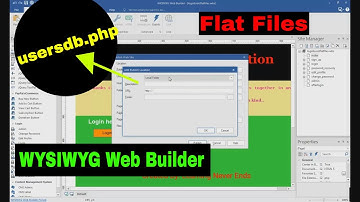 How to use Flat Files in WYSIWYG Web Builder | Complete Tutorial | Learning Never Ends