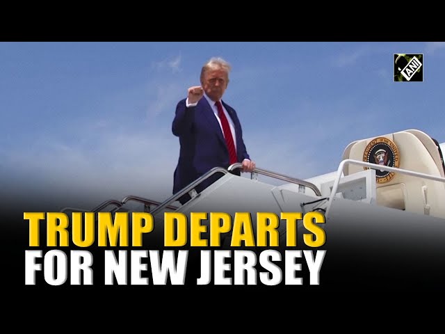 Trump Departs White House to Attend MAGA Inc. Dinner in Charlottesville, Virginia