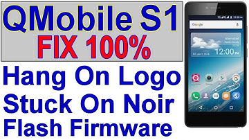 QMobile S1 Hang On Noir Logo, Restart After Start Solution, Fix Hang On Boot, Hang on Noir