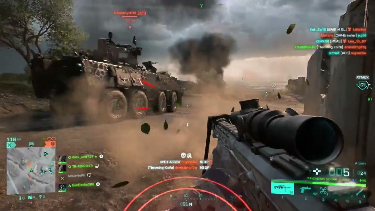 Rpg Vs Sniper / Knife Kill 