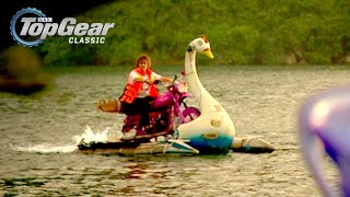 V8 Rocking Chair, Drifting Lorries \& Amphibious Motorbikes | Top Gear Classic | BBC Studios