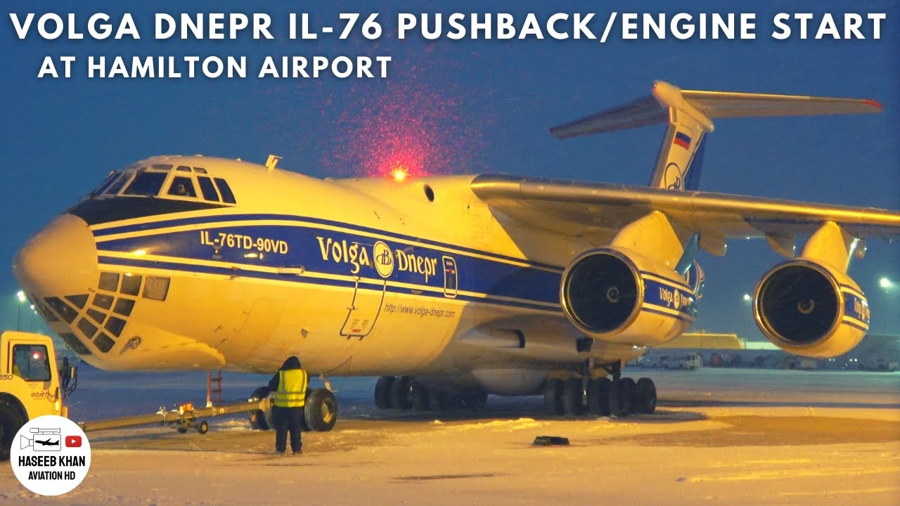 Volga Dnepr's Ilyushin Il-76 | RA-76952 | Pushback & Engine Start