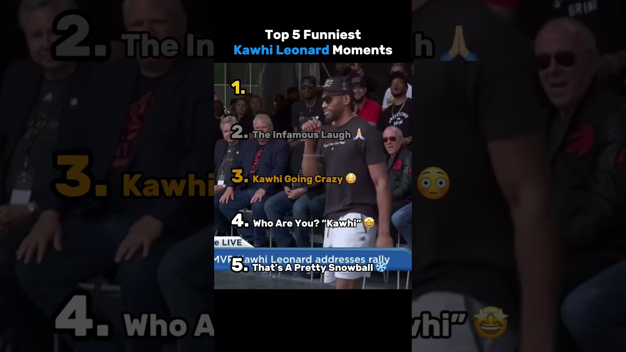 Top 5 Funniest Kawhi Leonard Moments 😭💀