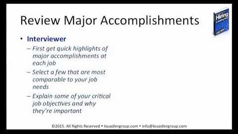 Using a PowerPoint Presentation to Conduct a Performance-based Interview