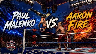 Memorial Day Mayhem PLE 1 Paul Malenko shows off some acrobatics vs. Aaron Fire!
