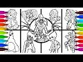 Poppy Playtime Chapters 6 Coloring Pages / How to Color Lily Love Braids, Prototype, Bosses  #A1098