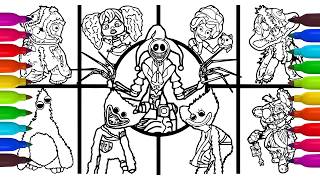Poppy Playtime Chapters 6 Coloring Pages / How to Color Lily Love Braids, Prototype, Bosses #A1098