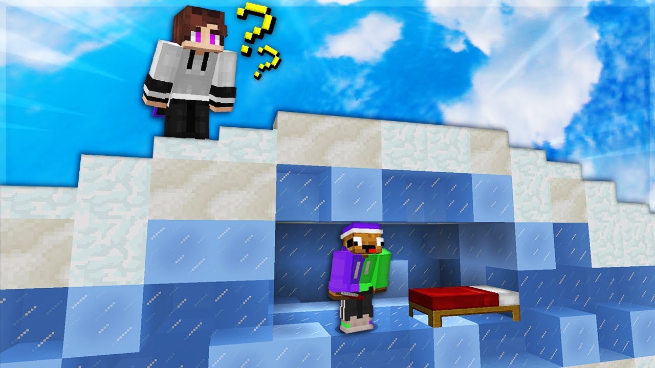 Hiding in ICE in Bedwars