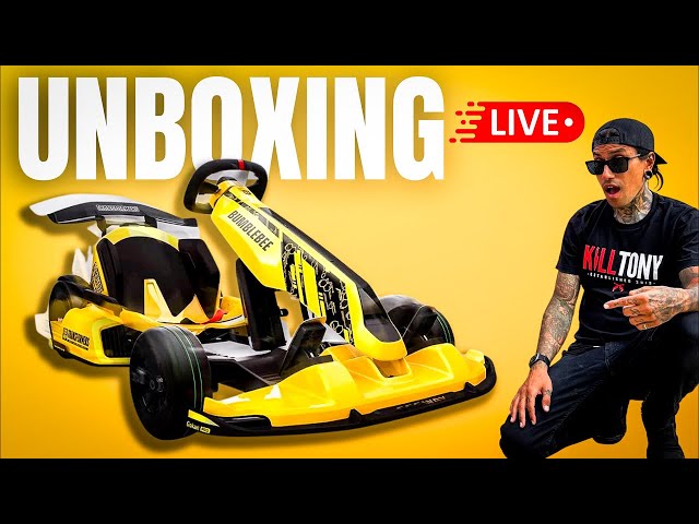 TRANSFORMERS Bumblebee Segway Ninebot Gokart PRO - Unboxing LIVE