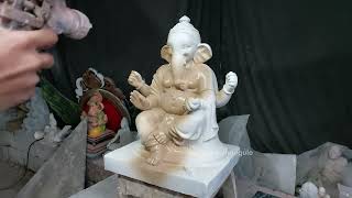 ganesh idol making by Anant chougule ll 2023 ll how to make ganesh idol