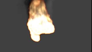 flaming monkey head(my first blender animation)