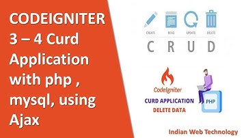 simple codeigniter 4 crud [Hindi] | codeigniter curd in one video [with source code]
