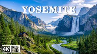Yosemite National Park 4K – Towering mountains, waterfalls and wildlife harmony with relaxing piano