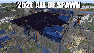 All of 2b2t spawn 20k by 20k. 1000 chunk render distance!