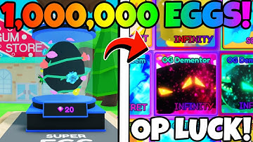 I Hatched 1,000,000 SUPER OG EGGS and Got SO MANY NEW SECRETS... (Bubble Gum Simulator INFINITY)