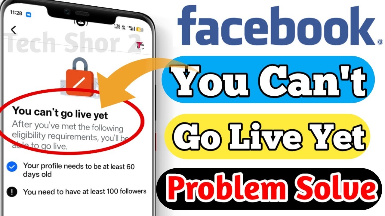 Facebook You Can't Go Live Yet Problem Solved - YouTube