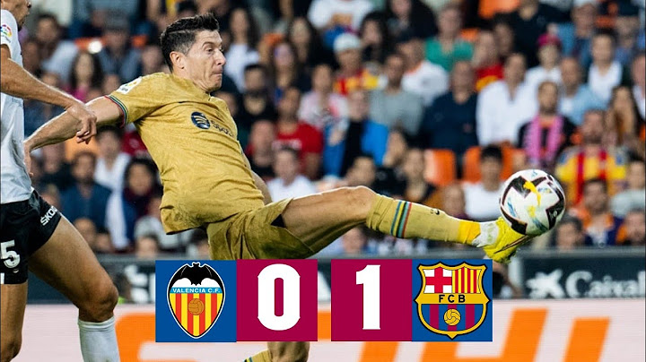 VALENCIA 0-1 BARÇA | LALIGA 2022/23 MD12