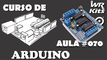CONTROLE DE SERVOS COM MOTOR SHIELD | Curso de Arduino #070