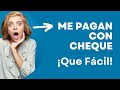 Nos pagan con Cheque ¿cómo es el asiento contable?