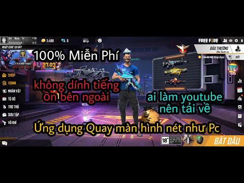 Ứng Dụng Quay Màn Hình Nét Như Pc Nhưng Lại MIỄN PHÍ Và Có Chức Năng Quay CHỐNG TIẾNG ỒN Bên Ngoài 🤤